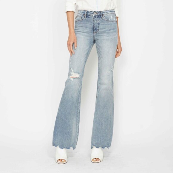Judy Blue Flare, Tummy Control, Destroy Jeans - Picture 1 of 7